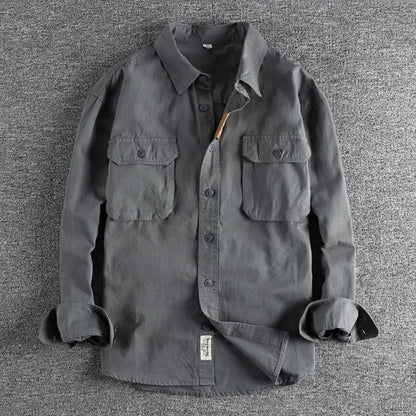 Camisa cargo vintage negra