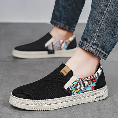 FLAT CANVAS SHOES GRAPHIC SAVAGI
