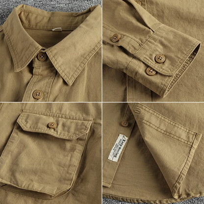 Camisa cargo vintage negra