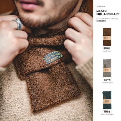 Bufanda vintage de mohair para invierno