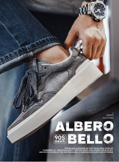 Retro Skateboard Schuhe Grau Savagi