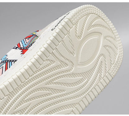 FLAT CANVAS SHOES GRAPHIC SAVAGI