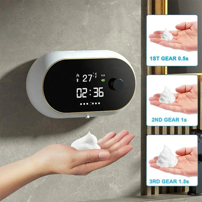 Máquina dispensadora de jabón creativa