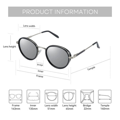 NEW RETRO POLARIZED SUNGLASSES LUXIOR