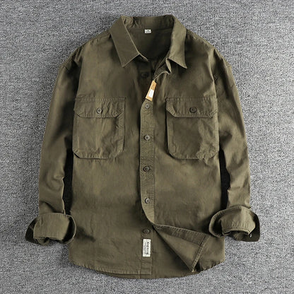 Camisa cargo vintage negra