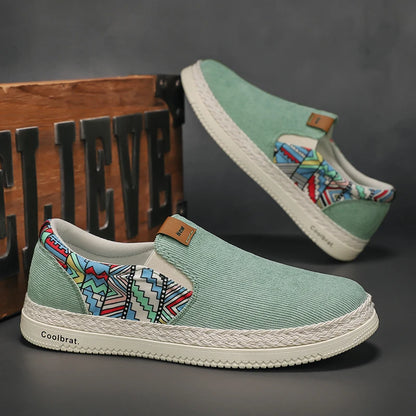 FLAT CANVAS SHOES GRAPHIC SAVAGI