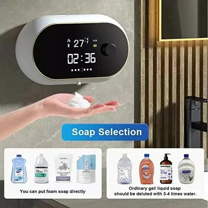 Máquina dispensadora de jabón creativa