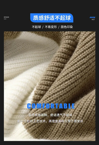 CASUAL PATCHWORK SWEATER