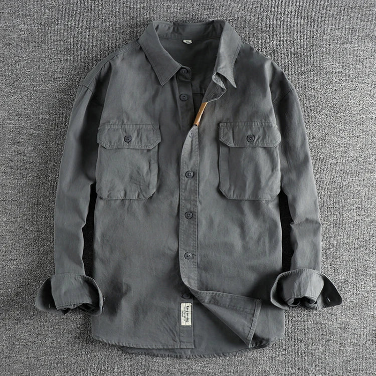 Camisa cargo vintage negra