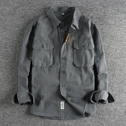 Camisa cargo vintage negra