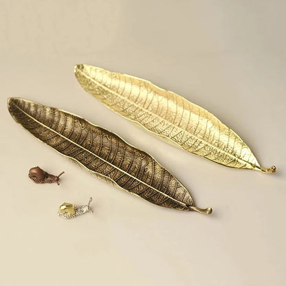 Dekor Räucherstäbchenhalter Blatt