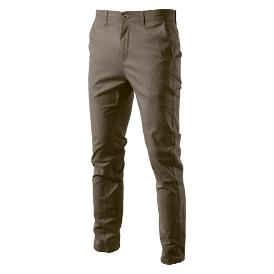 Lässige Slim-Fit-Hose aus Baumwolle für Herren Braun Vangard