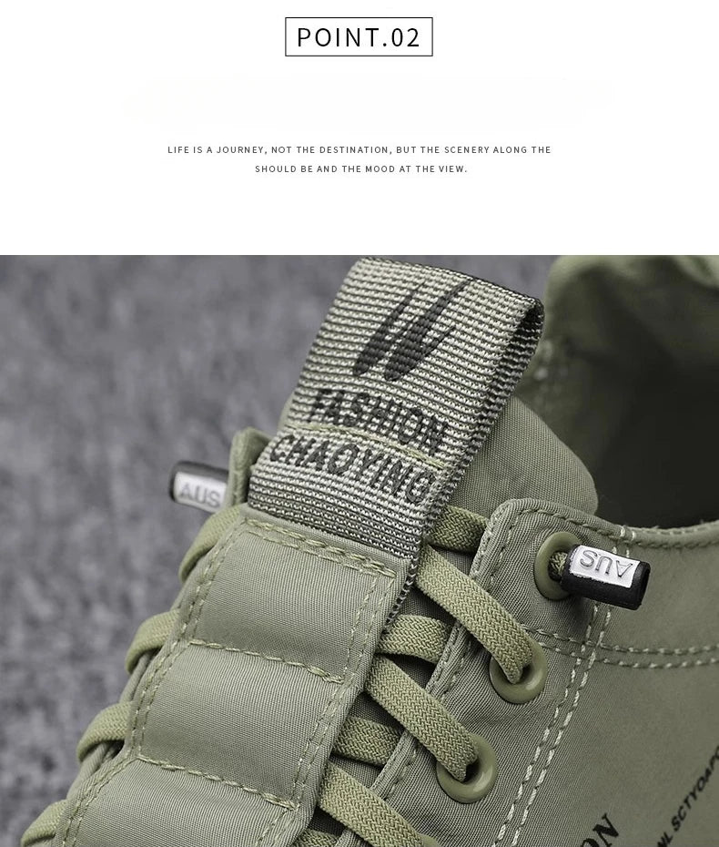 Herren Sneakers Armeegrün Savagi