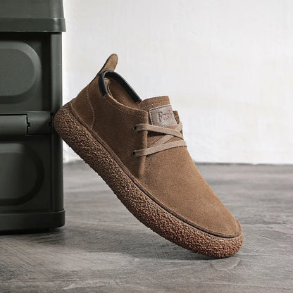 Freizeitschuhe aus Wildleder für Herren, Oxfords