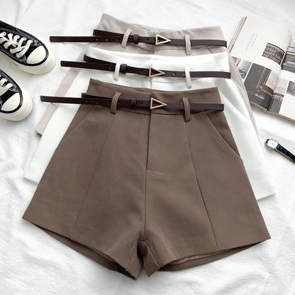 Shorts A-Linie Hohe Taille Schick Büro