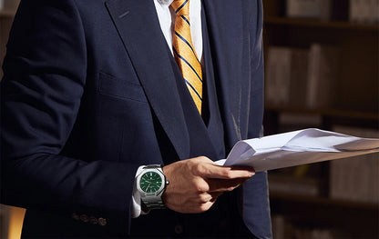 Reloj Basille Azul Plata