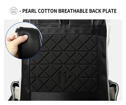LEATHER MEN BACKPACK 15.6 INCH LAPTOP