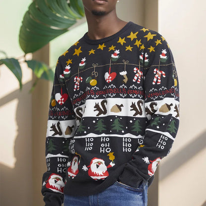 CHRISTMAS RED REINDEER SWEATER