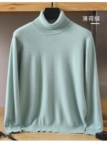 Kaschmirpullover mit hohem Revers Savagi