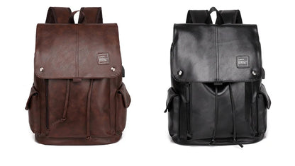 Mode Luxus Marke Leder Männer Rucksack