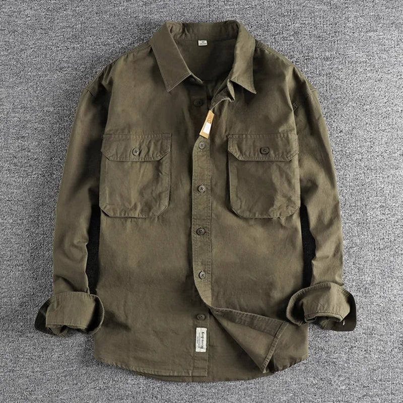 Camisa cargo vintage negra