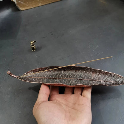 Dekor Räucherstäbchenhalter Blatt