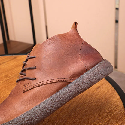 Knöchelstiefel aus weichem Leder Nartin