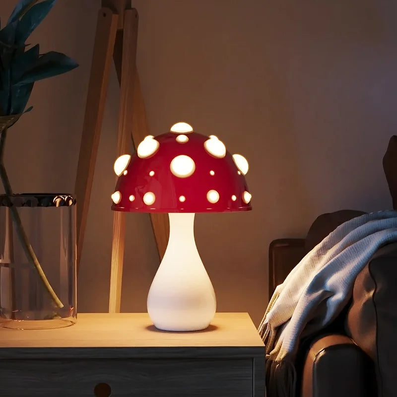 MUSHROOM LED LAMPSHADE