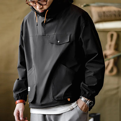 MULTI-POCKET HOODED JACKETS