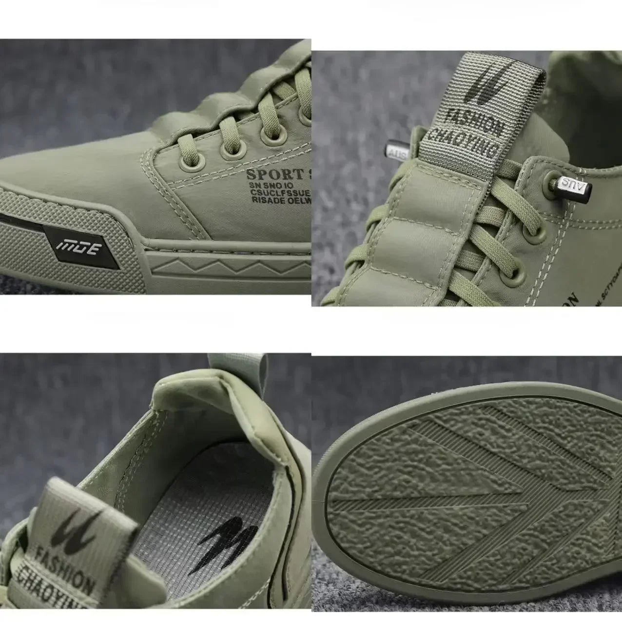 Herren Sneakers Armeegrün Savagi