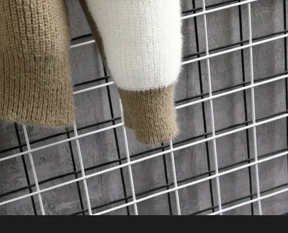CASUAL PATCHWORK SWEATER