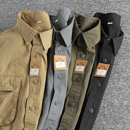 Camisa cargo vintage negra