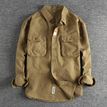Camisa cargo vintage negra