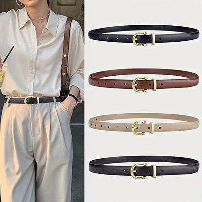 THIN BUCKLE BELT POSH