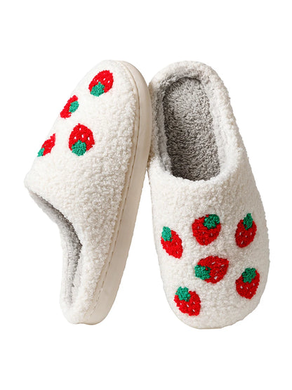HOME SLIPPERS STRAWBERRY
