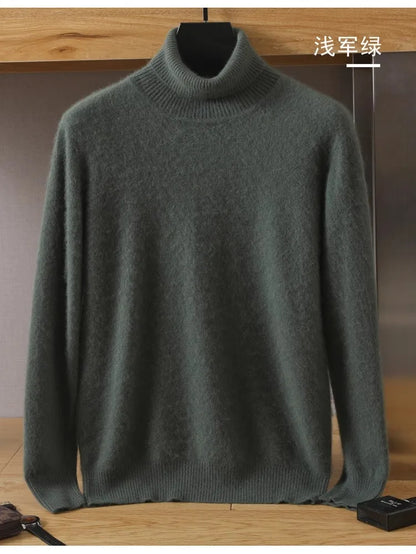 Kaschmirpullover mit hohem Revers Savagi