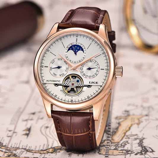 Relojes automáticos para hombre Basille Tourbillon