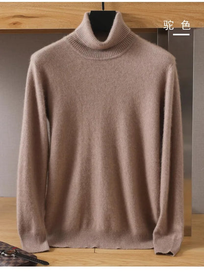 Kaschmirpullover mit hohem Revers Savagi