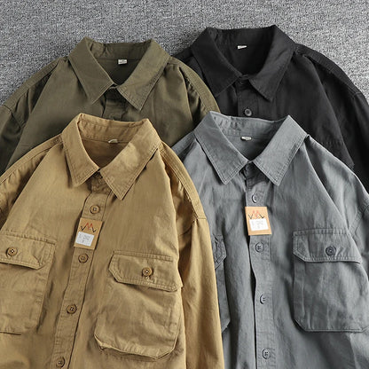 Camisa cargo vintage negra