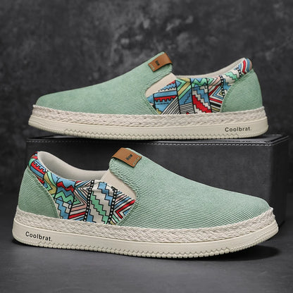 FLAT CANVAS SHOES GRAPHIC SAVAGI