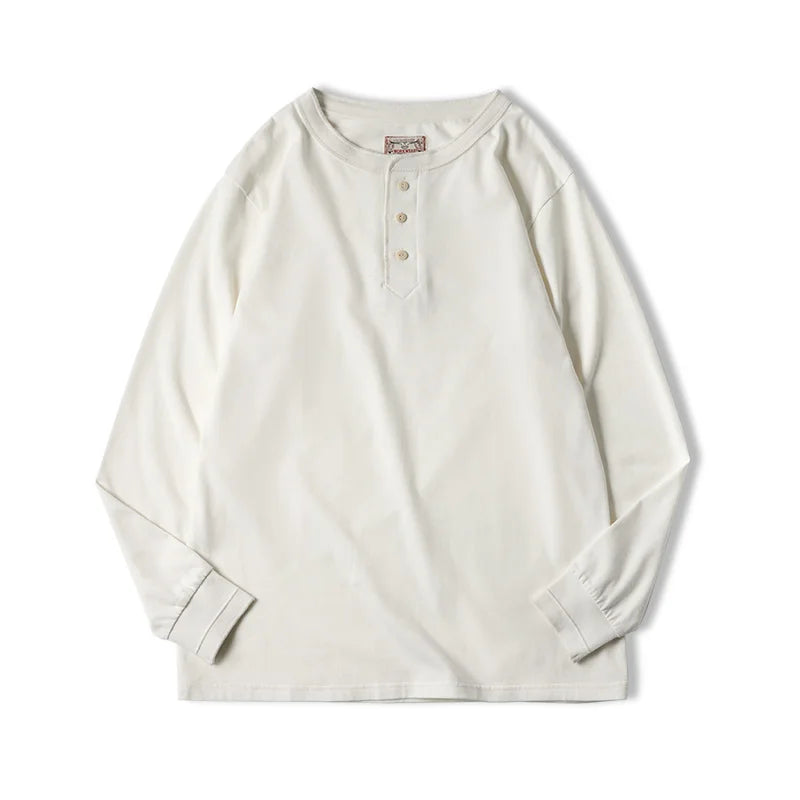 Camiseta Henley de manga larga