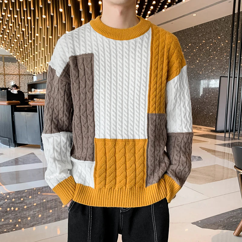Winter-Street-Strickpullover für Herren