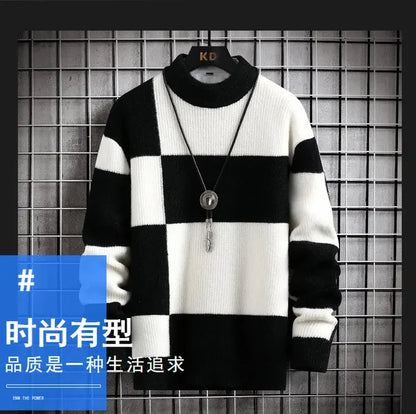 CASUAL PATCHWORK SWEATER