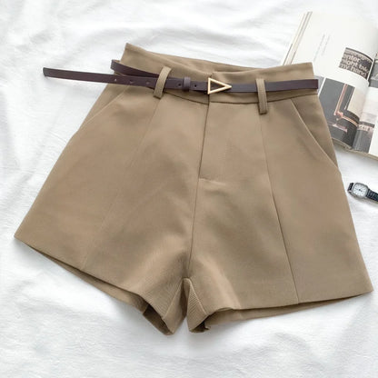 Shorts A-Linie Hohe Taille Schick Büro