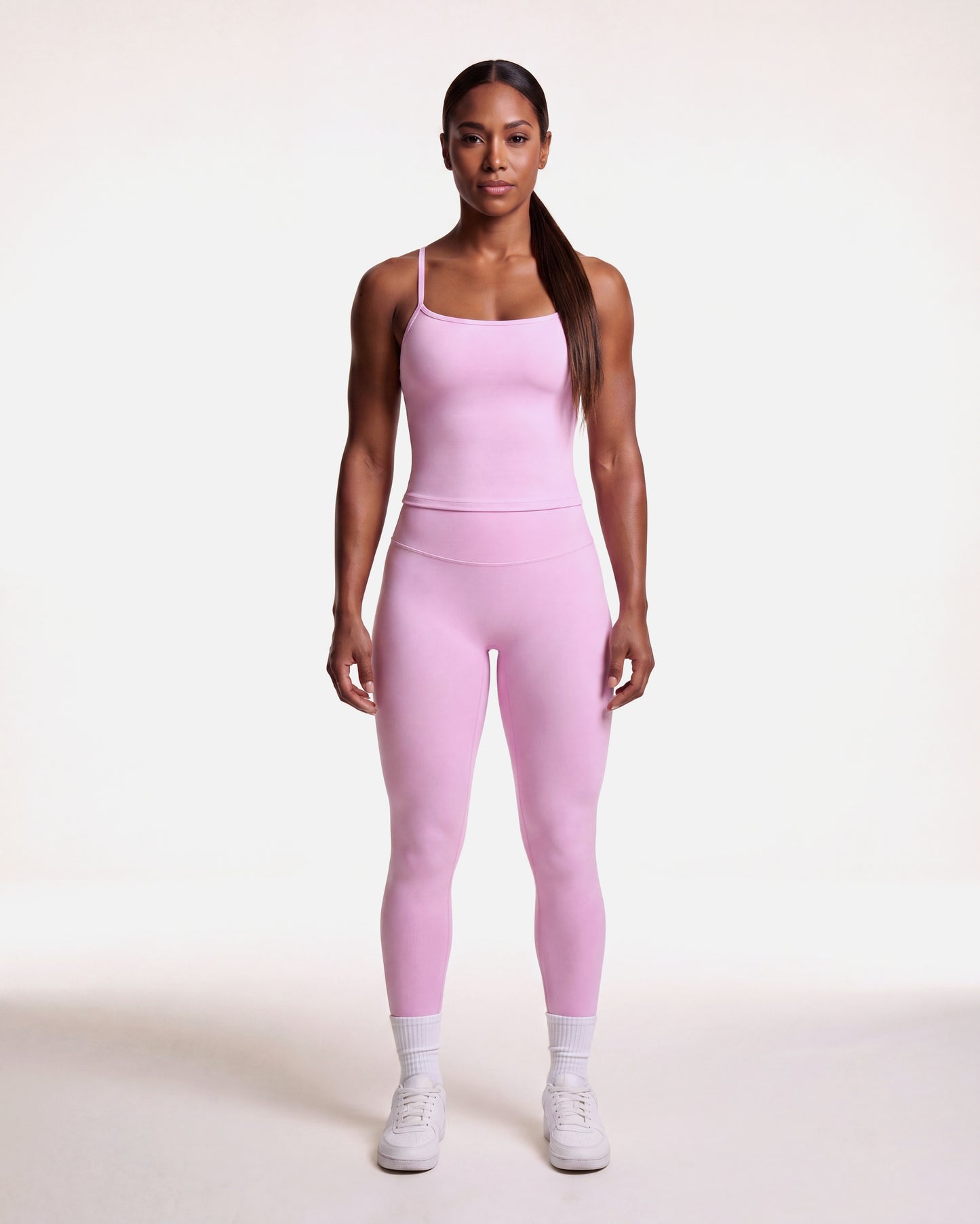 VARCEA Pink Cross Back Tank