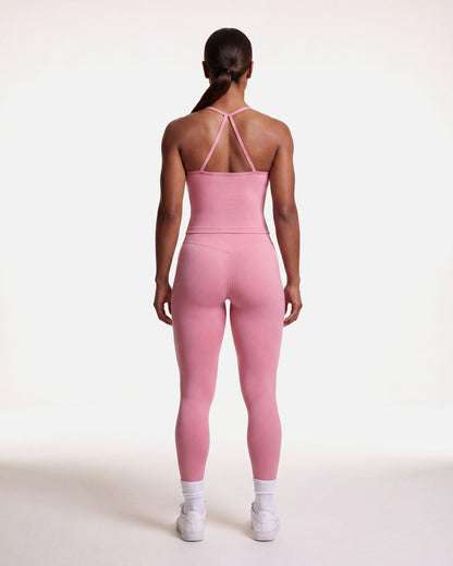 VARCEA Pink Cross Back Tank