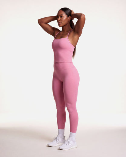 VARCEA Pink Cross Back Tank