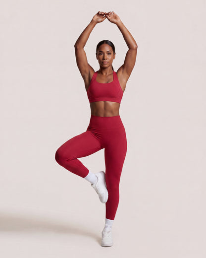 VARCEA Red Cross Sports Bra