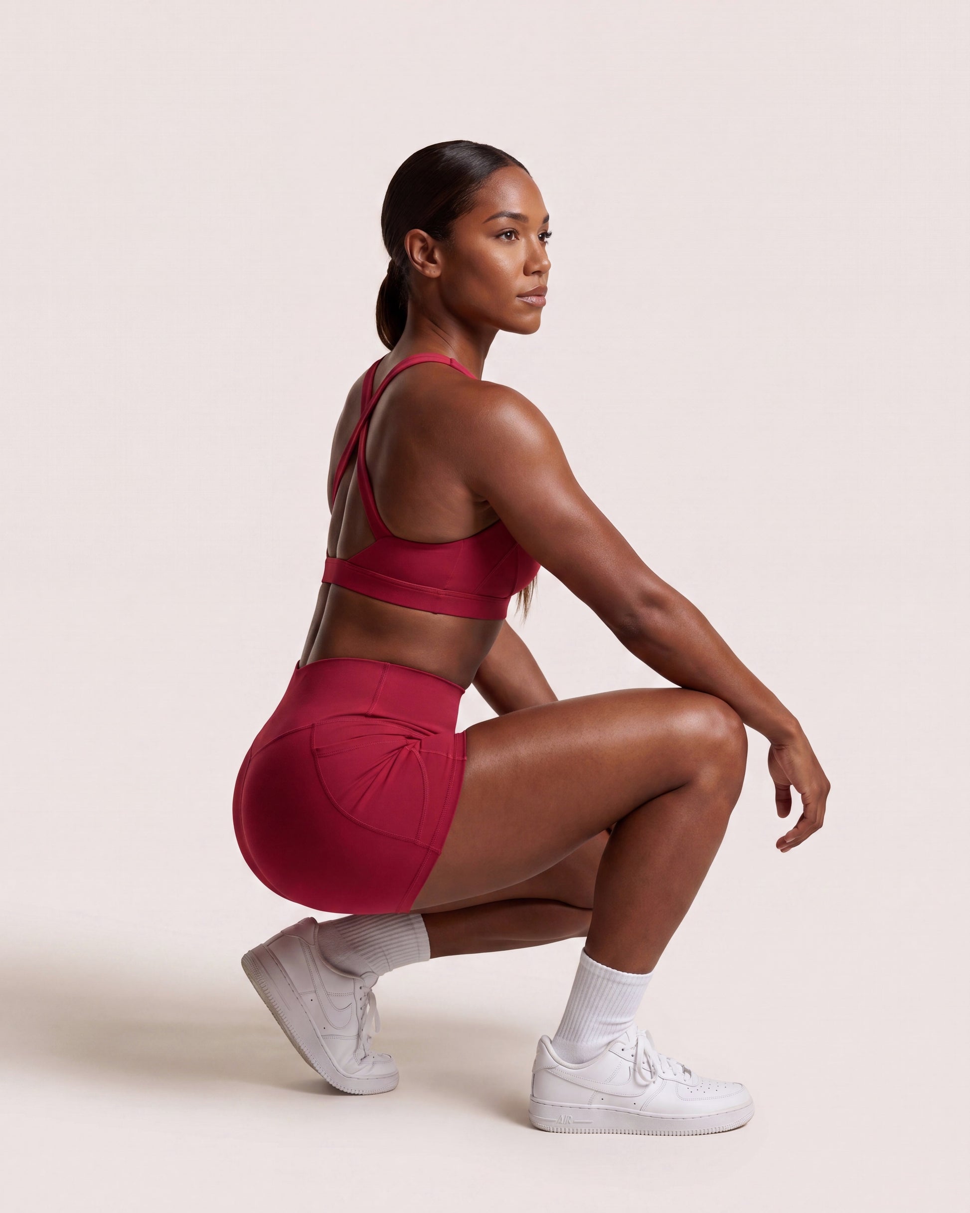 VARCEA Red Cross Sports Bra