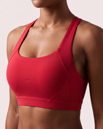 VARCEA Red Cross Sports Bra